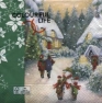 Салфетка для декупажа LC0278 3 x 33 cm magic of xmas