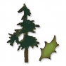 Ножи Movers & shapers die pine tree magnetic, Sizzix 657472