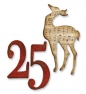 Ножи Movers & shapers die reindeer & 25 magnetic, Sizzix 657493