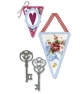  Sizzlits Die Set banners & keys set, Sizzix 657402