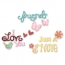 Ножи Sizzlits Die Set 3PK - Card Phrases Set 2 by Rachael Bright, Sizzix 657523