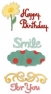 Ножи Sizzlits Die Set 3PK - Card Phrases Set 3 by Rachael Bright, Sizzix 657524