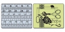 Папки для тиснения Text. Impr. Emboss. Fold. 2PK - Sewing & Measuring Tape Set, Sizzix 657671