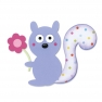  Bigz Die - Squirrel & Flower by Dena Designs, Sizzix 657696