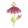 Ножи Sizzix 657712, Bigz Die - Flower w/Leaves & Stem 4 by BasicGrey
