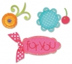 Ножи Sizzlits Die Set 3PK - Sweet Treats for You Set by Eileen Hull, Sizzix 657720