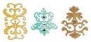 Ножи Sizzlits Die Set 3PK - Decorator Icons Set by Scrappy Cat, Sizzix 657738