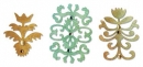 Ножи Sizzlits Die Set 3PK - Floral Insignia Set by Scrappy Cat, Sizzix 657739