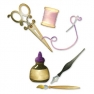 Ножи Sizzlits Die Set 3PK - Sewing & Writing Set by Debi Adams, Sizzix 657752
