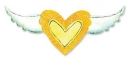 Ножи Movers & Shapers Magnetic Die Set 2PK - Heart & Wing Set, Sizzix 657793