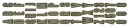 Ножи Sizzlits Decorative Strip Alphabet Die - Inside Out by Tim Holtz, Sizzix 657827