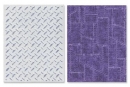 Папки для тиснения Texture Fades Embossing Folders 2PK - Diamond Plate & Rivete, Sizzix 657848