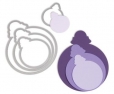 Ножи Framelits Die Set 4PK - Ornaments, Round by Rachael Bright, Sizzix 657942