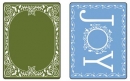 Папки для тиснения Text Imp. Emb. Fold. 2PK - Holiday Joy Set, Sizzix 657981