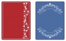 Папки для тиснения Text Imp. Emb. Fold. 2PK - Mini Banners Set, Sizzix 657982