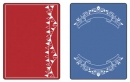    Text Imp. Emb. Fold. 2PK - Mini Banners Set, Sizzix 657982