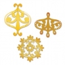 Ножи Sizzlits Die Set 3PK - Deco Accent & Flower Wreath Set by De, Sizzix 657998