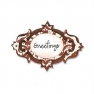 Ножи Sizzix 658038, Bigz Die - Frame, Fancy by Karen Burniston