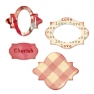 Ножи Sizzlits Die Set - Lovely Labels Set, Sizzix 658051