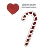  Bigz w/B Embosslits Die - Candy Canes & Heart by BasicGrey, Sizzix 658182