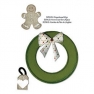  Bigz w/B Embosslits Die - Wreath & Gingerbread Man , Sizzix 658186