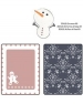 Папки для тиснения Text Impr Embo Fold w/B Sizzlits Die - Gingerbread Man & Nord, Sizzix 658193