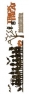 Ножи Sizzlits Deco Strip Die - Halloween Shadows by Tim Holtz, Sizzix 658253