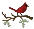 Ножи Sizzix 658260, Bigz Die - Christmas Cardinal by Tim Holtz