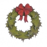 Ножи Sizzix 658264, Bigz Die - Holiday Wreath by Tim Holtz