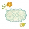 Ножи Thinlits Dies - Fancy Label & Flowers, Sizzix 658956