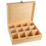 Деревянная коробка для чая. 12 отделений 31x23.5x7cm