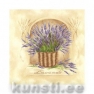 Салфетка для декупажа LAVENDER GARDEN cream