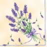 Салфетка для декупажа LAVENDER BUNCH cream 190811
