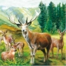 Салфетка для декупажа Deer SDL009200