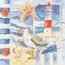 Салфетка для декупажа 210770 33 x 33 cm Seaside