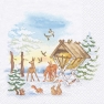 Салфетка для декупажа 610820  - 33 x 33 cm Animals in Winter