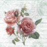 Салфетка для декупажа L-444950 33 x 33 cm LOVE LETTER rose