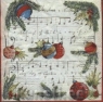    L-462100 33 x 33 cm CHRISTMAS MELODY 