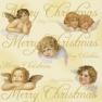    LC0217  - 33 x 33 cm xmas angels