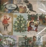    SDL-130000 33 x 33 cm Vintage Christmas