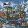    SLGW-006801 33 x 33 cm Santa with train